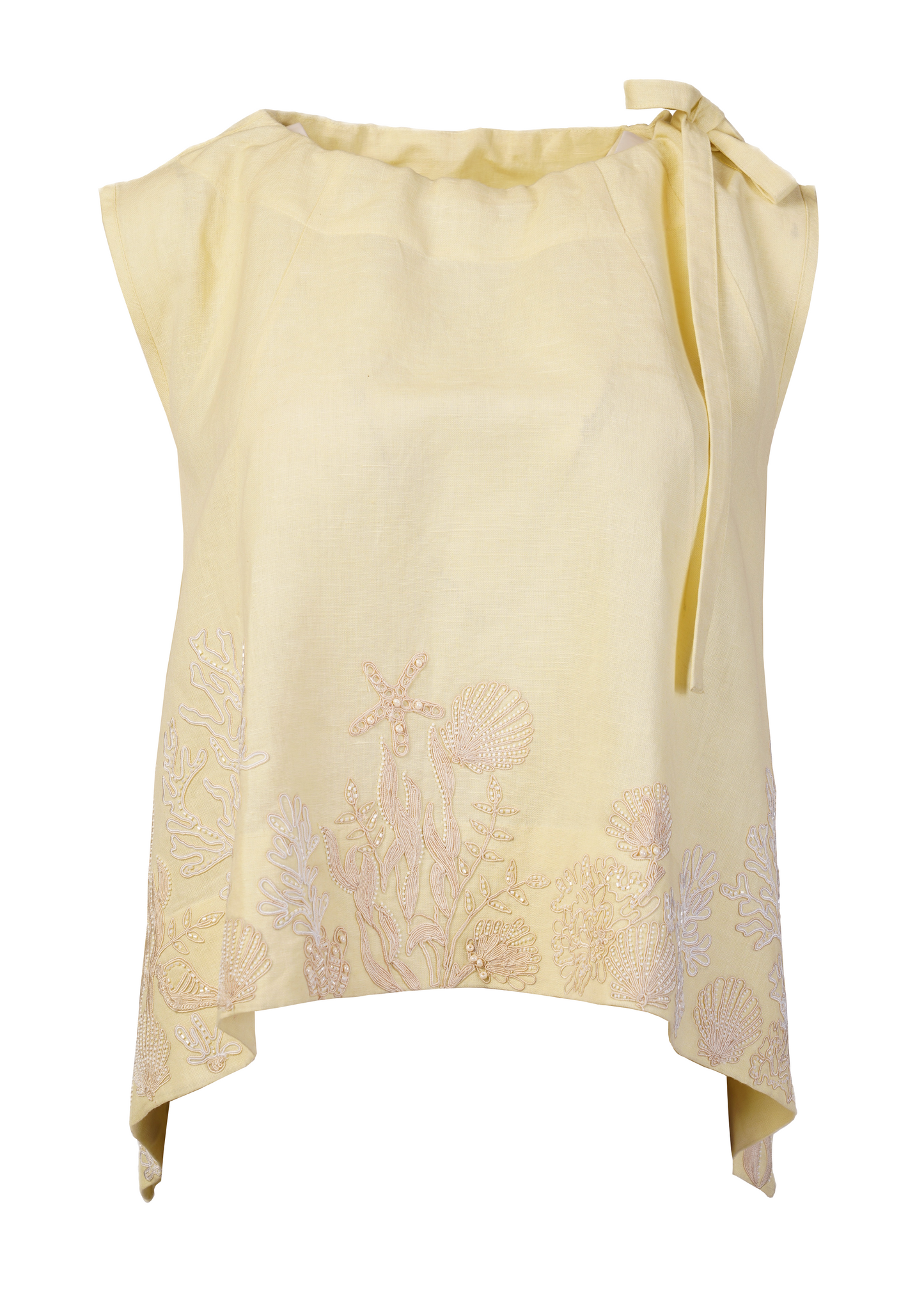 Horizon Glow Gathered Top