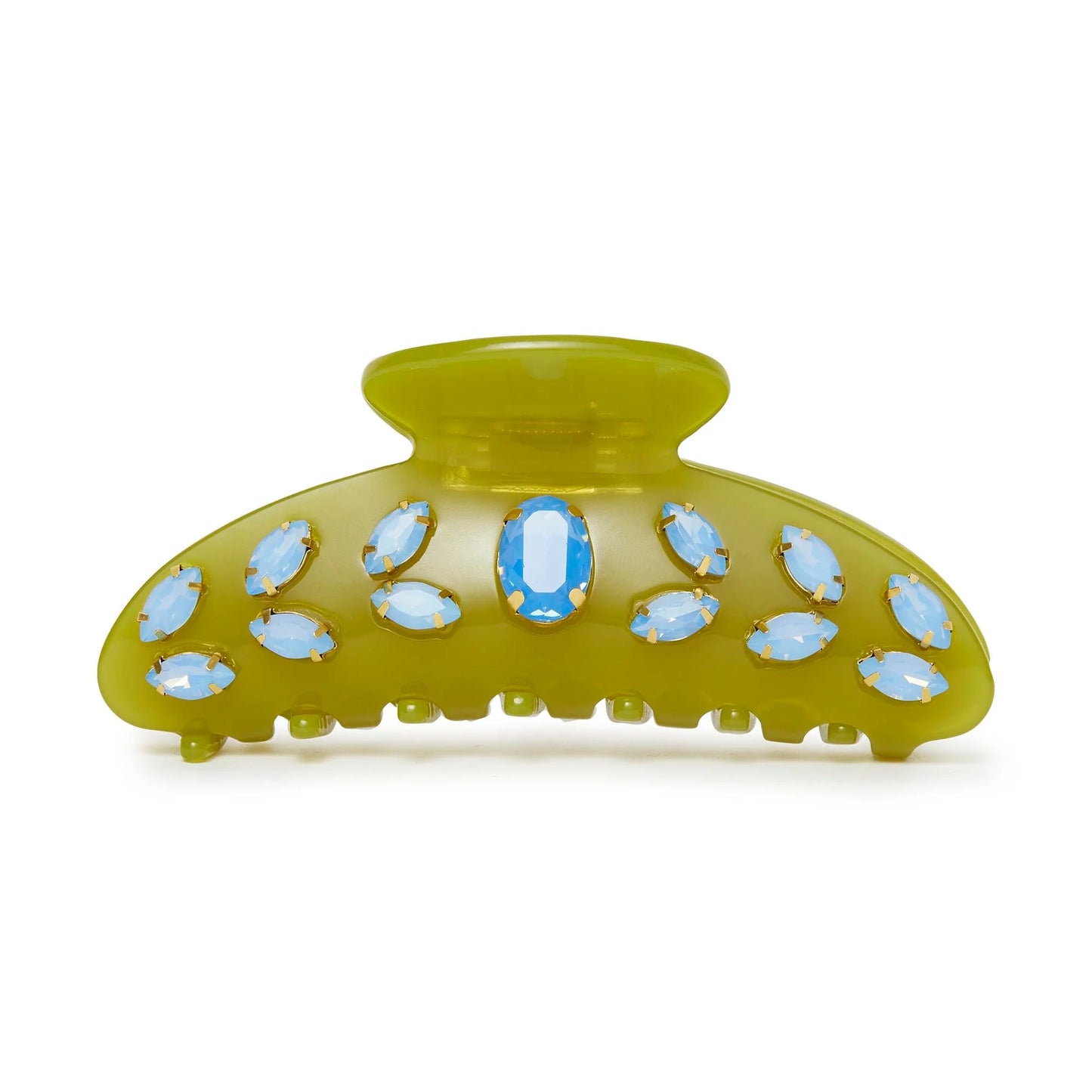 Large Avocado Crystal Claw Clip