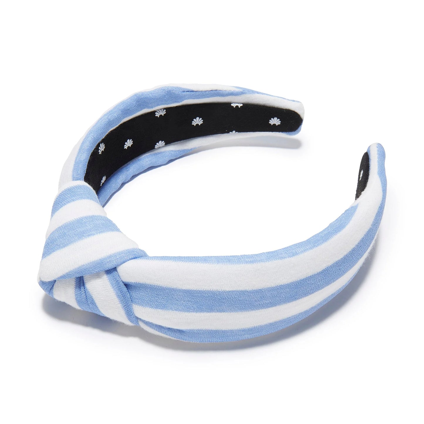 Capri Stripe Knotted Linen Gauze Headband