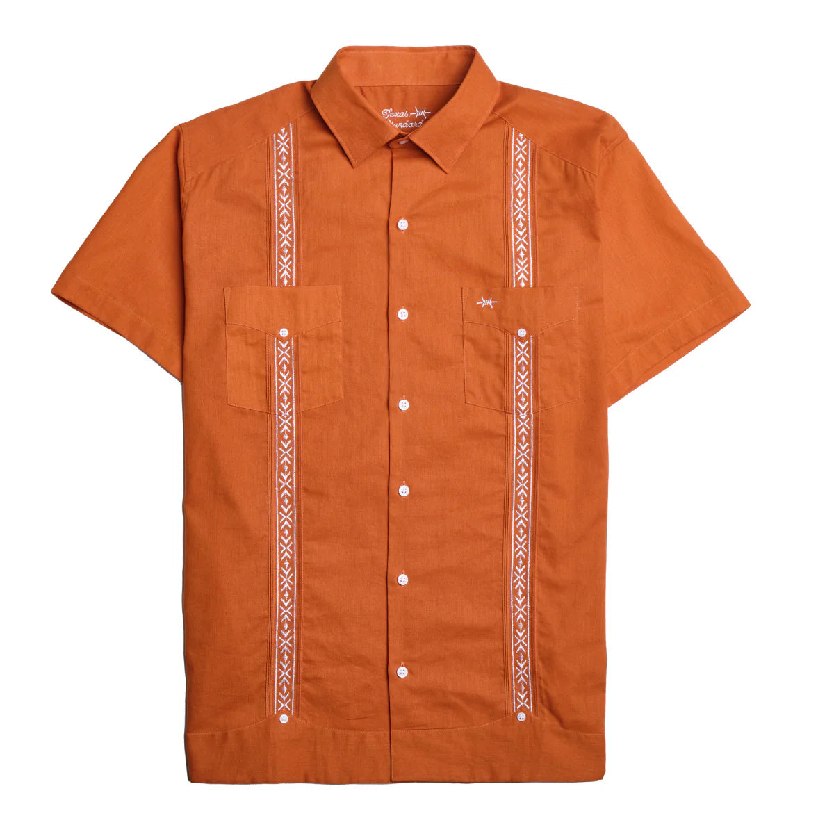 Guayabera Libre- SOLID Burnt Orange