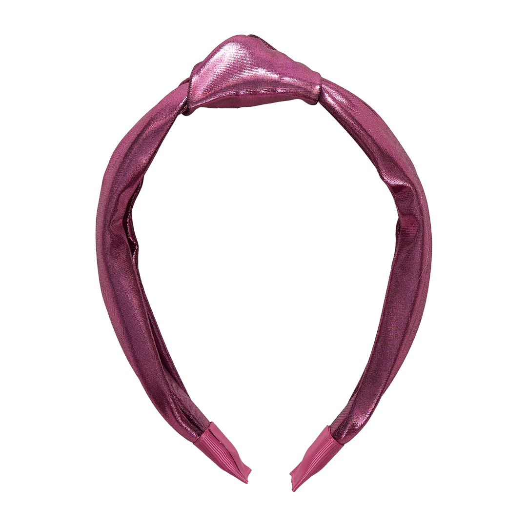 Lamé Holly Headband- Pink