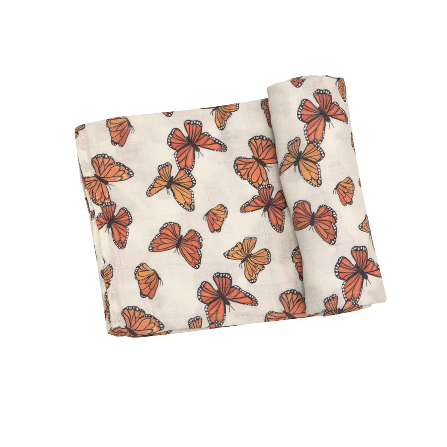 Swaddle Blanket- Monarch Butterflies