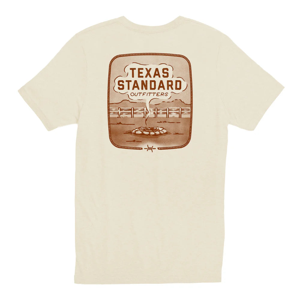 Heritage Printed Tee- Smoke