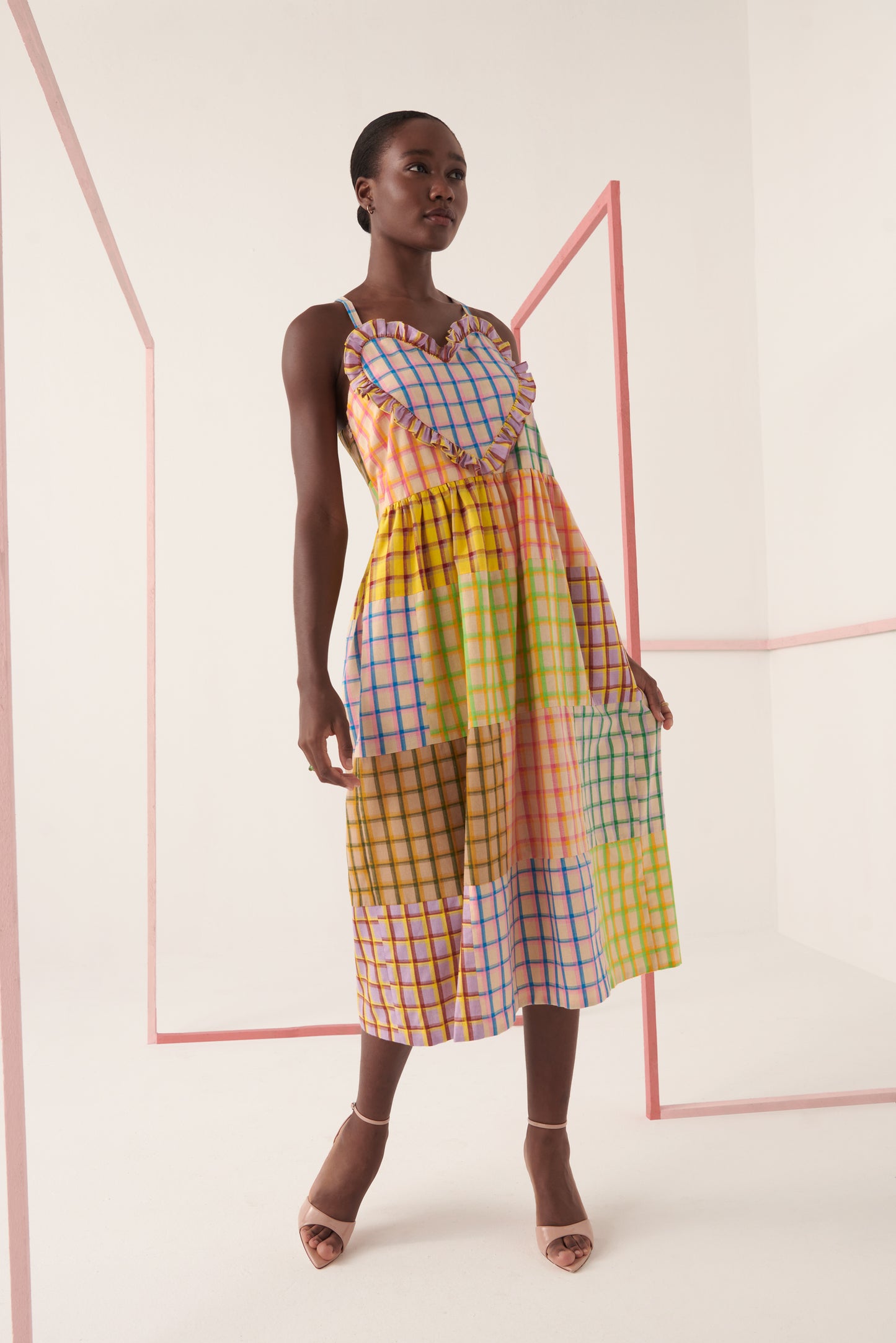 Tahaa Check Dress