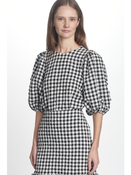 Gianna Top- Black + White