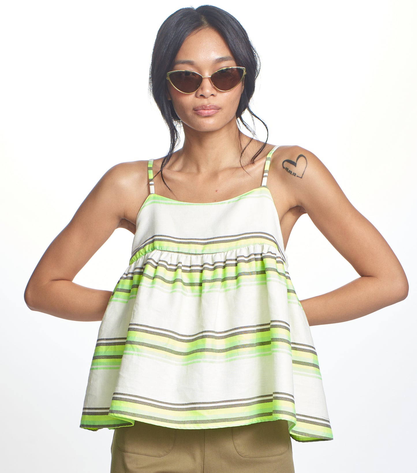 Shelly Top- Lime