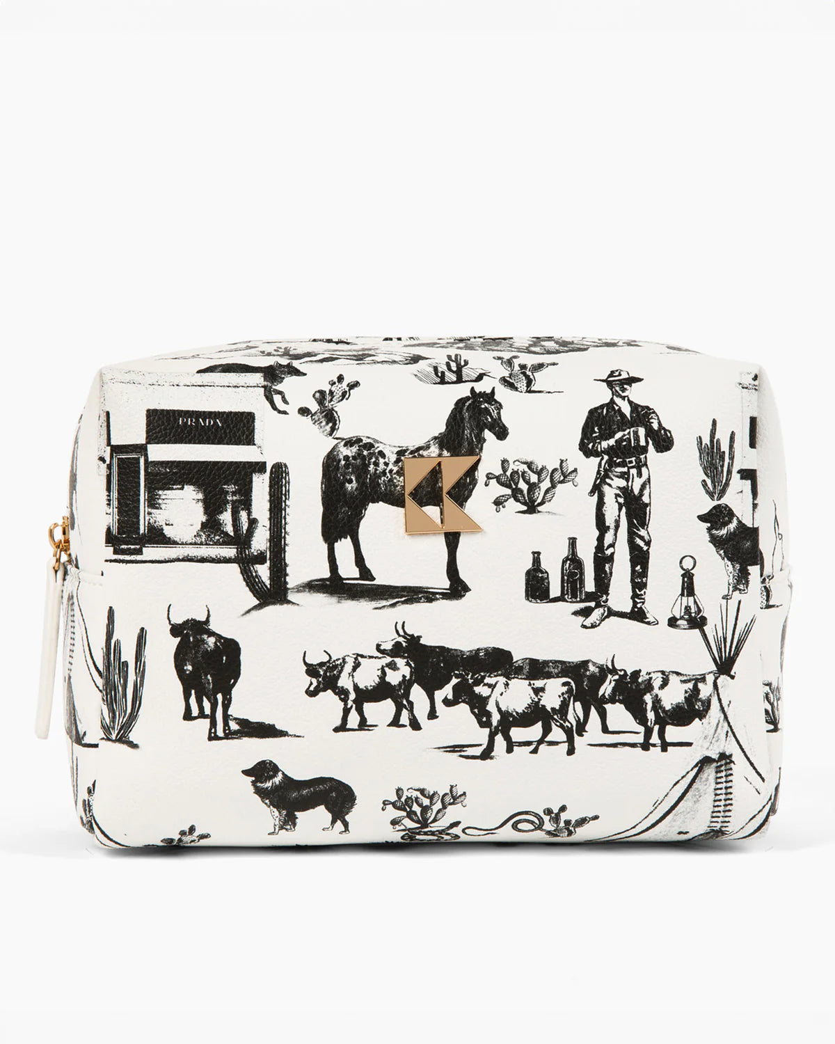 The Classic Accessory Bag by Katie Kime- Marfa Toile