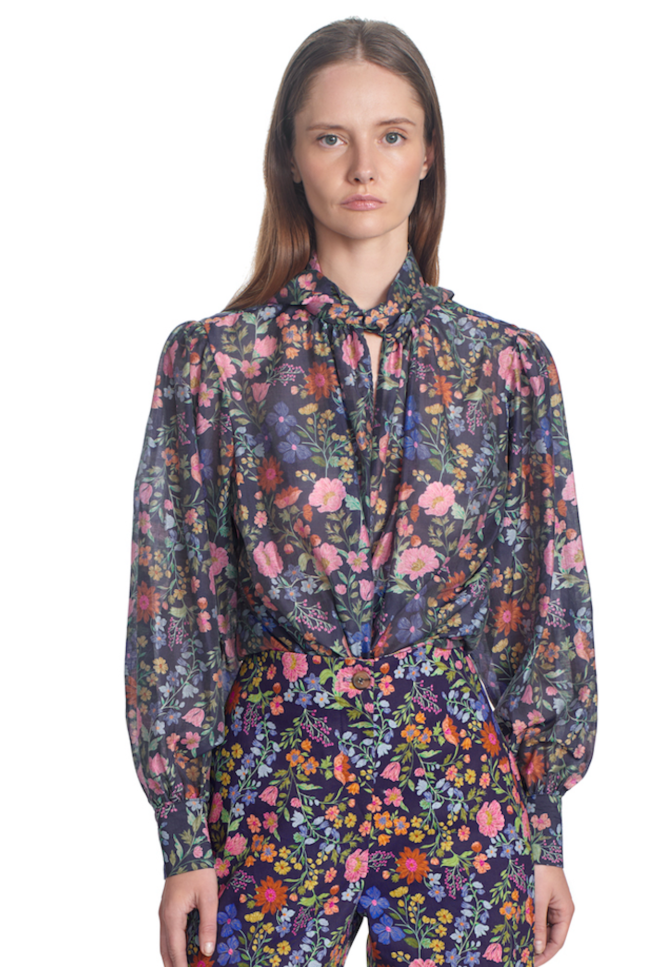 Mariposa Top- Navy