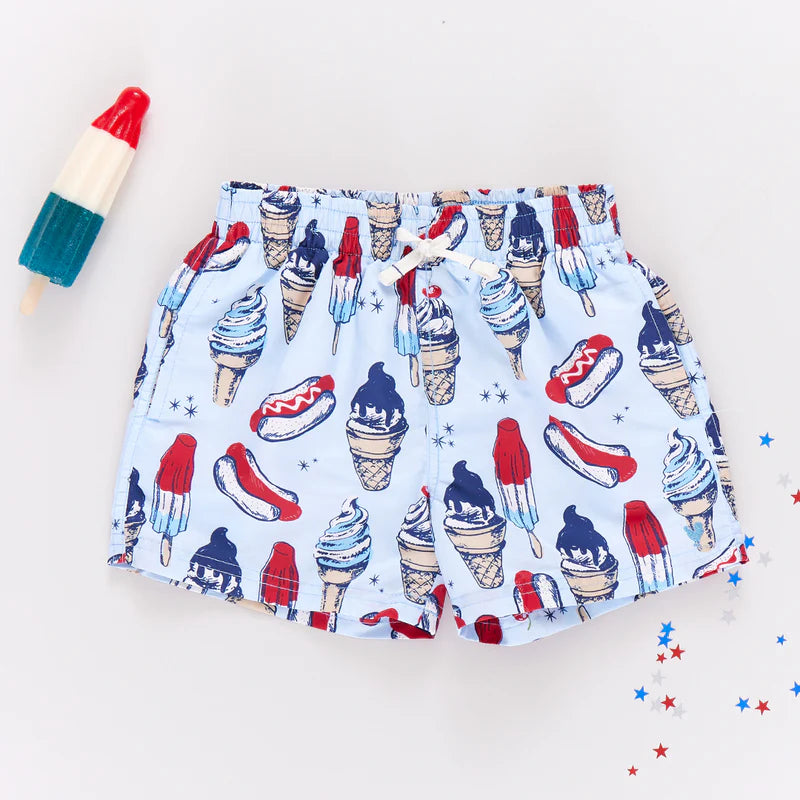 Baby Boys Swim Trunks- Summer Treats