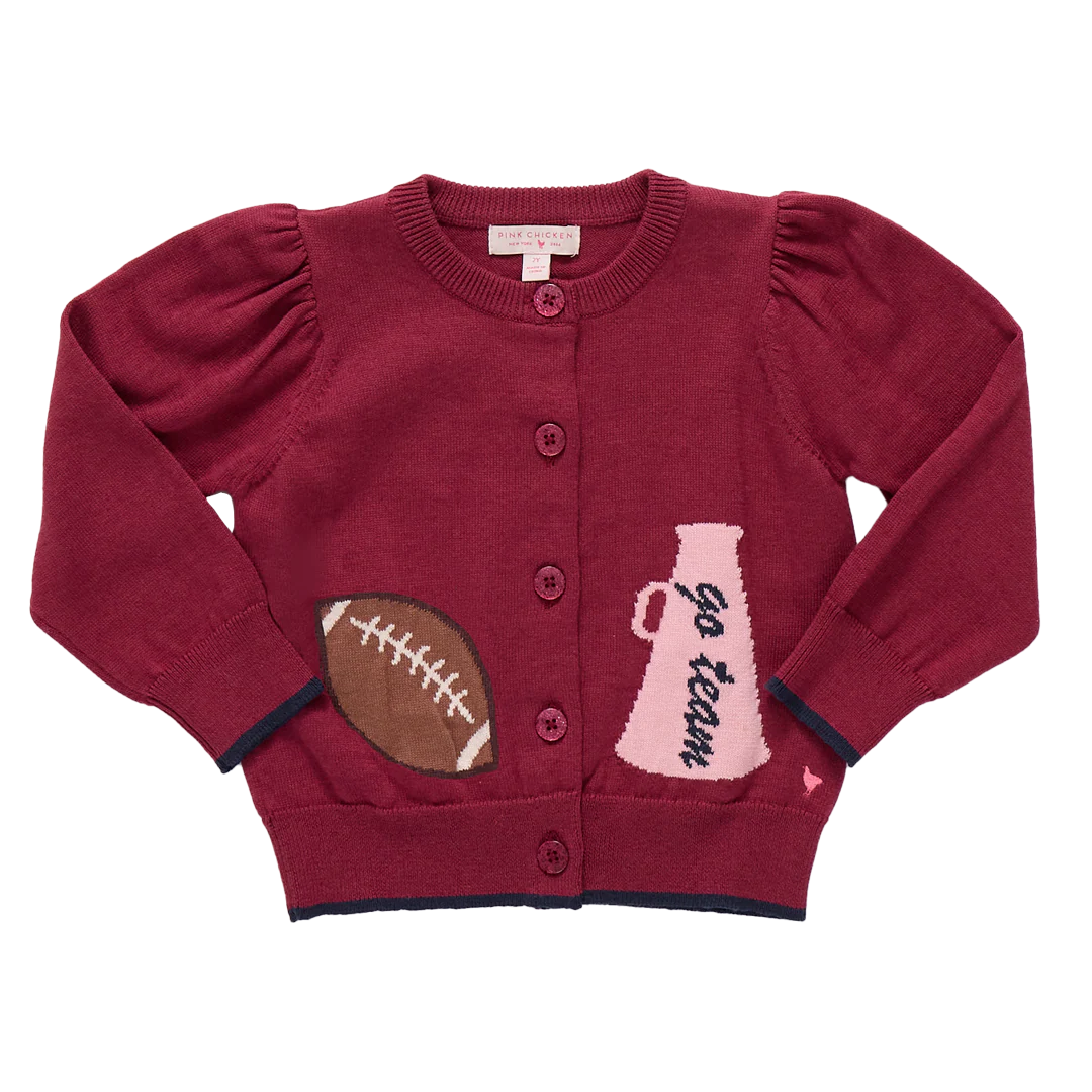 Girls Constance Sweater- Go Team