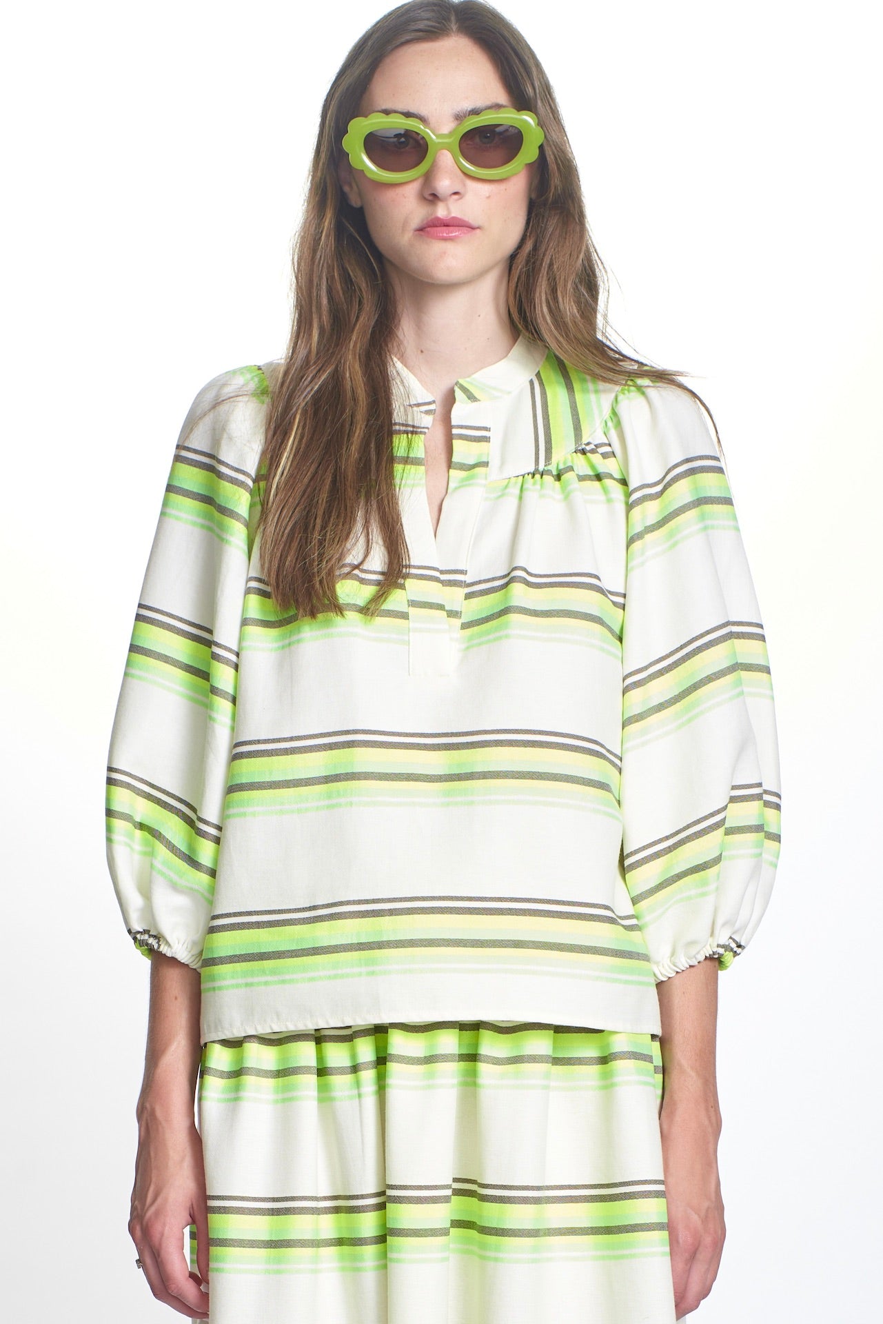 Corinne Top- Lime