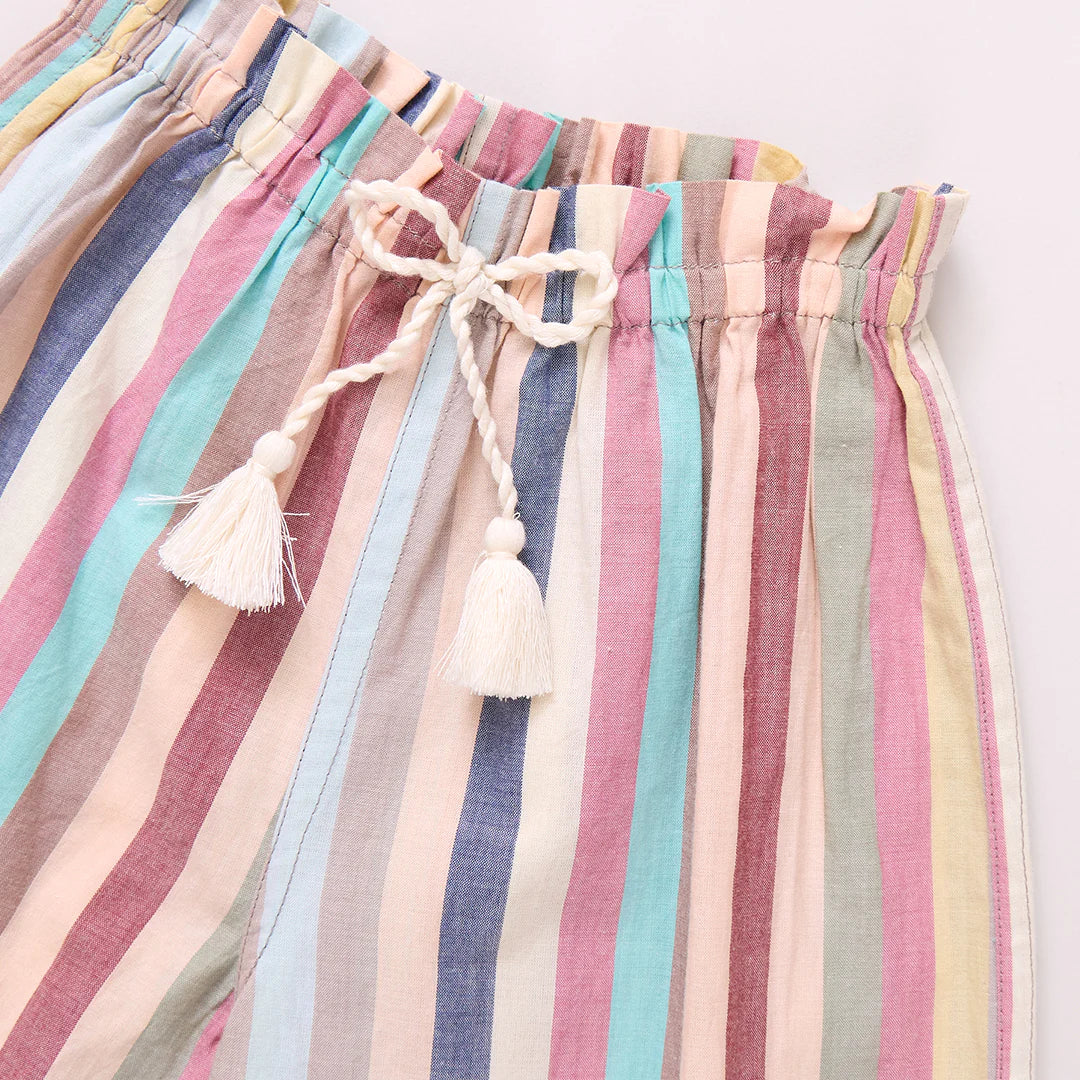 Girls Theodore Pant- Multi Vintage Stripe