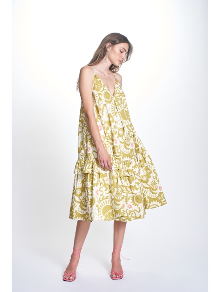 Macie Dress- Lime