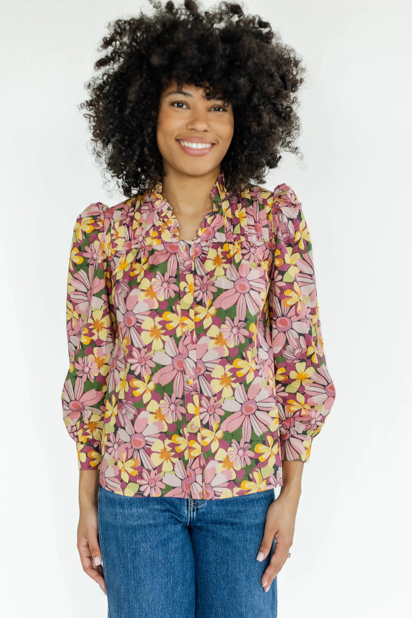 Sabine Blouse- Teaberry
