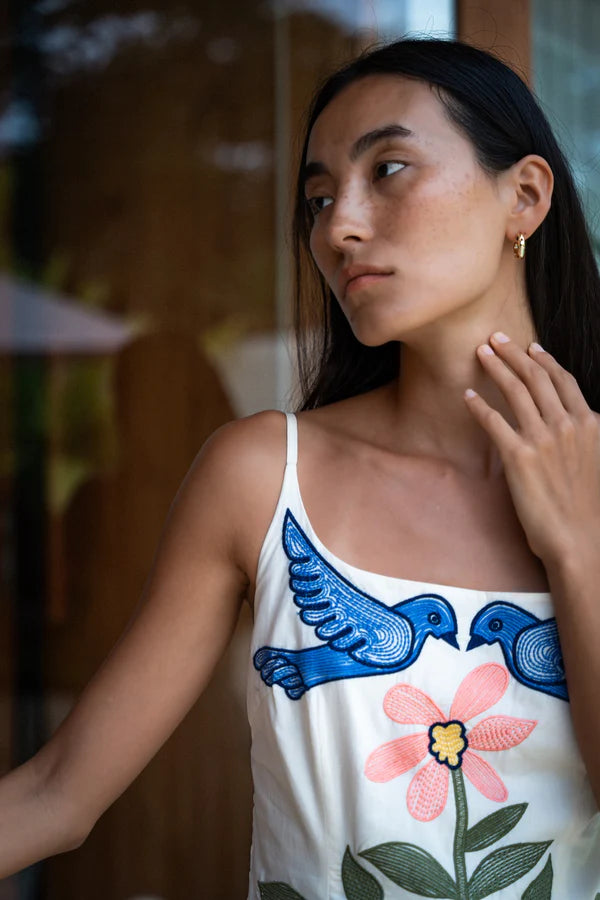 Calista Dress- Bone