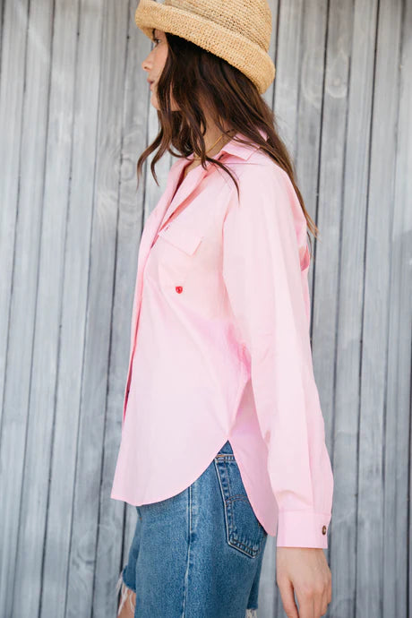 The Captain Shirt- Pink