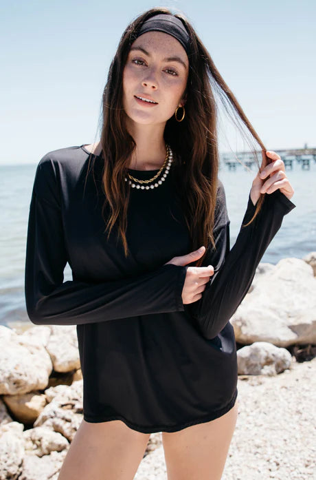 Little Bay Sun Shirt SPF 50+ Black