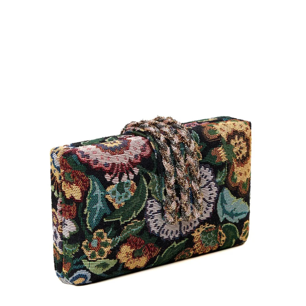 Bagh Braided Fringe Clutch by Simitri