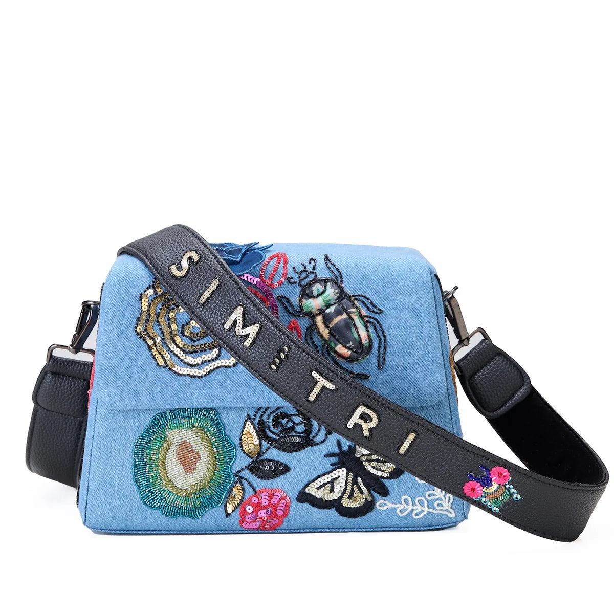 Denim Bageecha Trapeze Bag