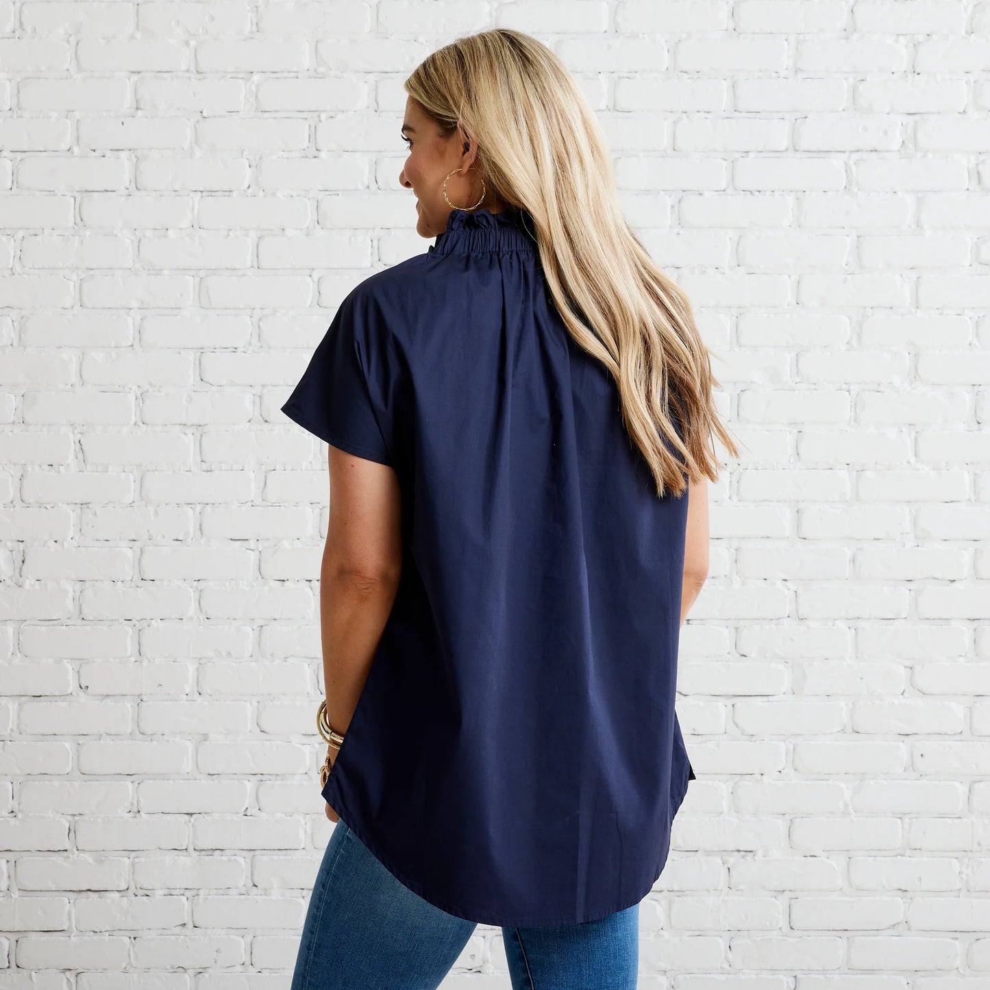 Emily Top- Fall Navy