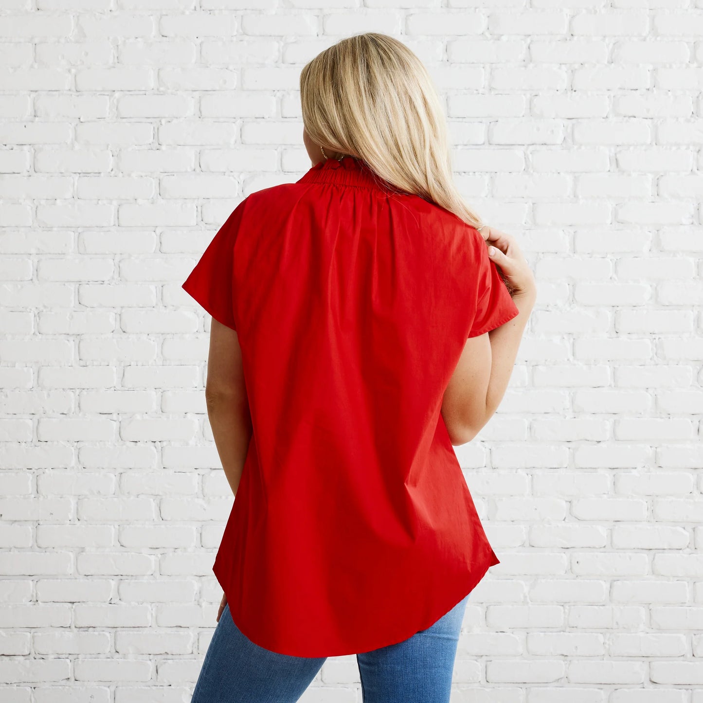 Emily Top- Fall Red