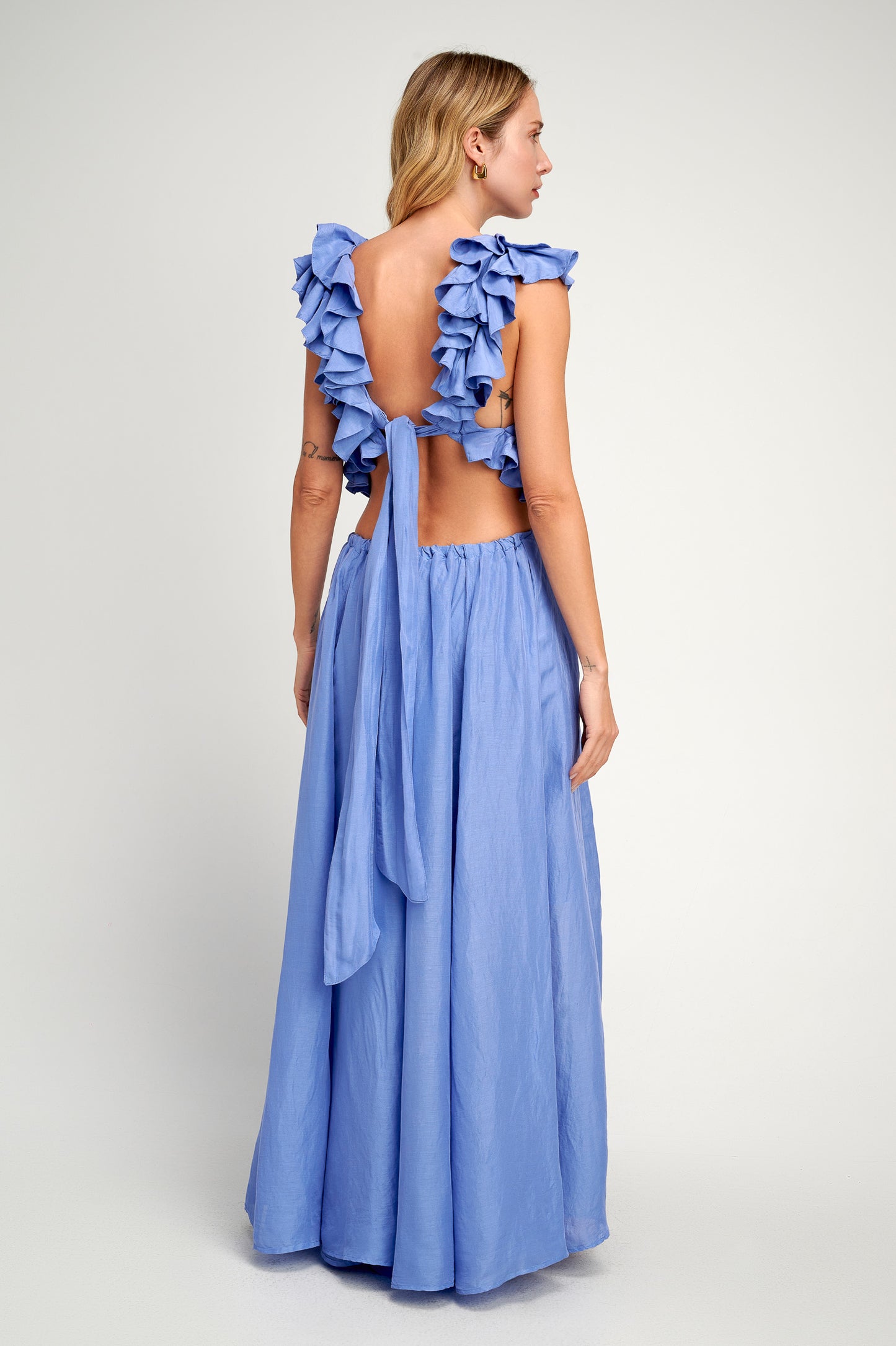 Callisto Cutout Maxi Dress- Lavender