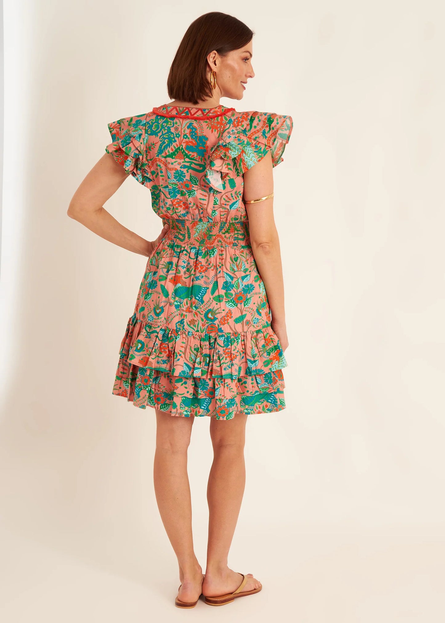 Fritzy Dress- Eden Coral