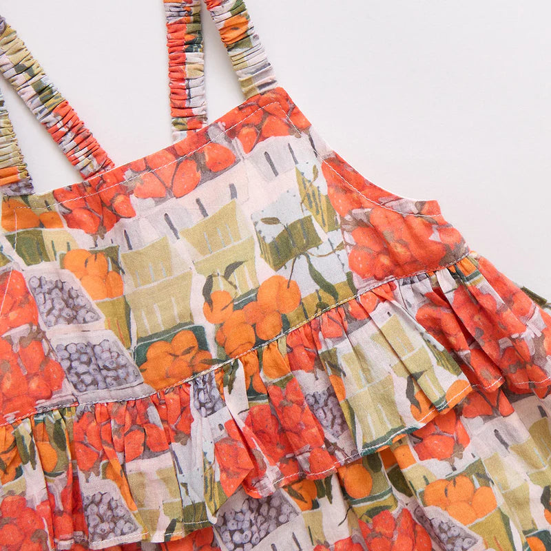 Baby Girls Brianne Jumper- Berries + Oranges