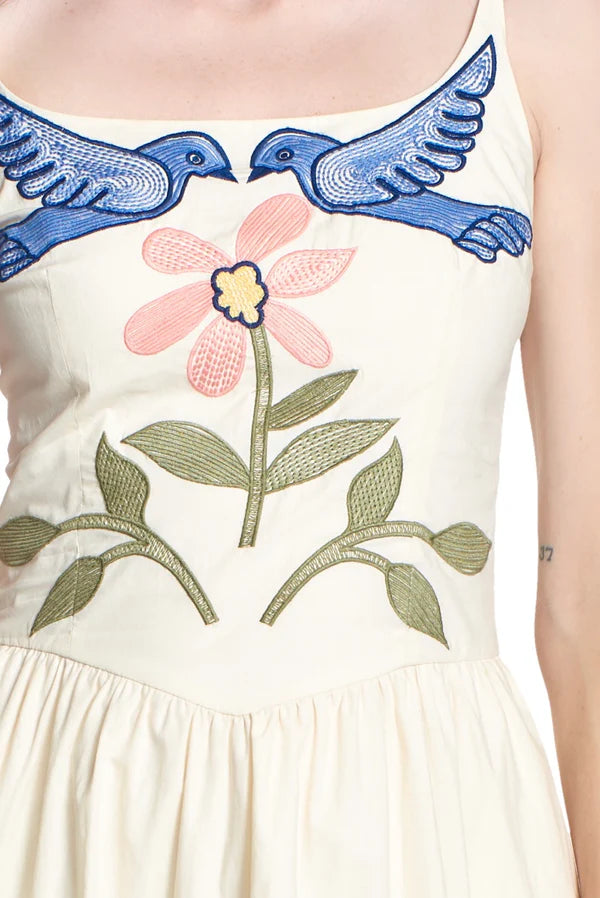 Calista Dress- Bone