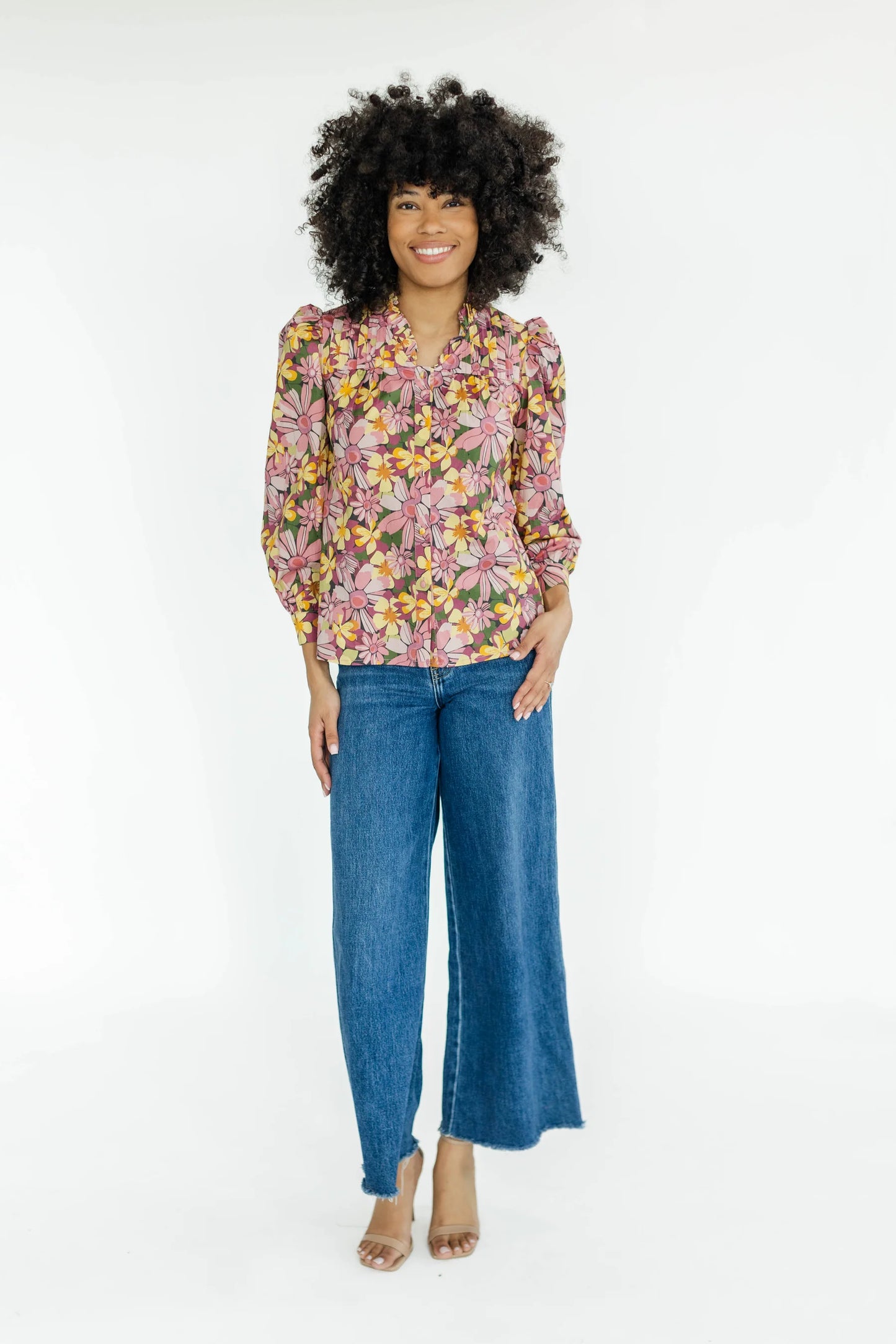 Sabine Blouse- Teaberry