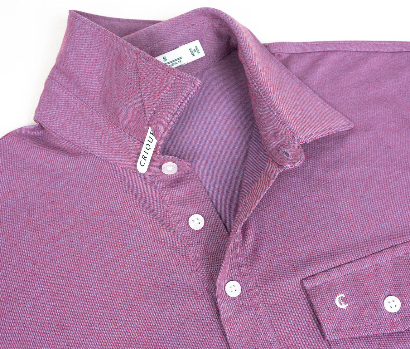 Performance Players Shirt- Plum Good