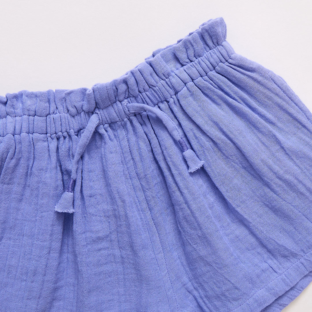 Girls Theodore Short- Deep Periwinkle