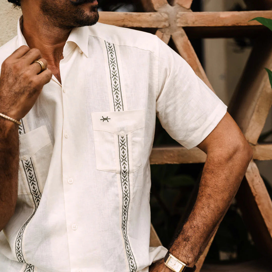 Tejas Guayabera- Flores