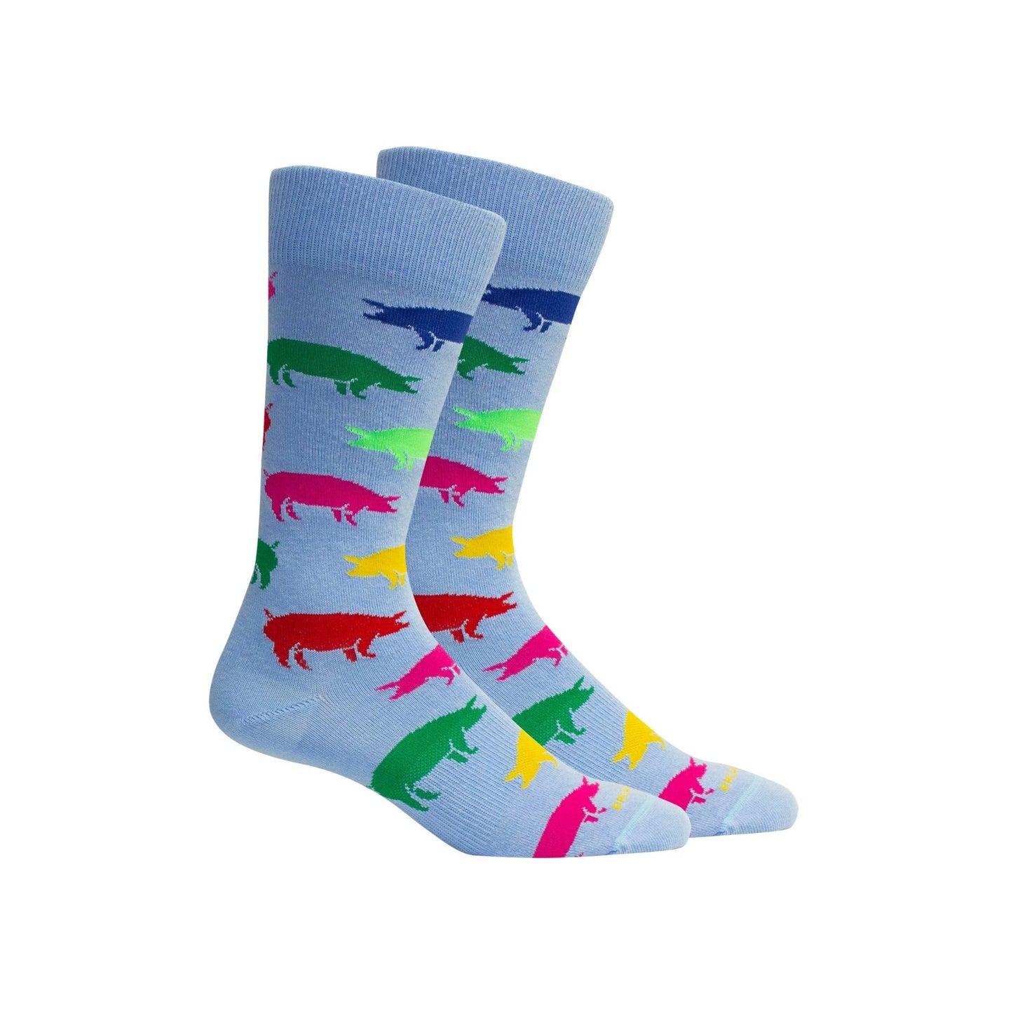 Wilbur's (Pigs) Socks: Light Grey Heather
