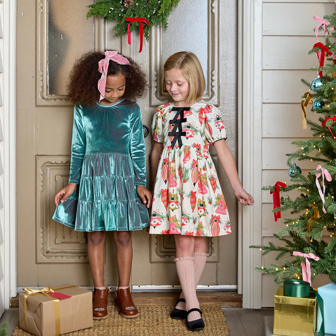 Girls Hermione Dress- Holly Bells