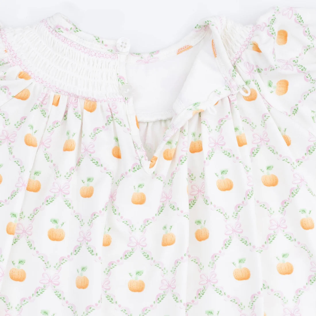 Jane Bishop Dress + Bloomer- Pumpkin Trellis