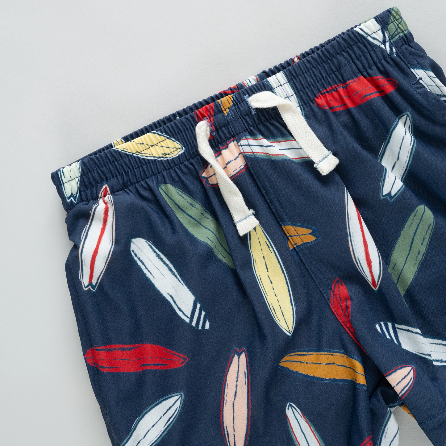 Baby Boy Swim Trunk- Navy Surfboard