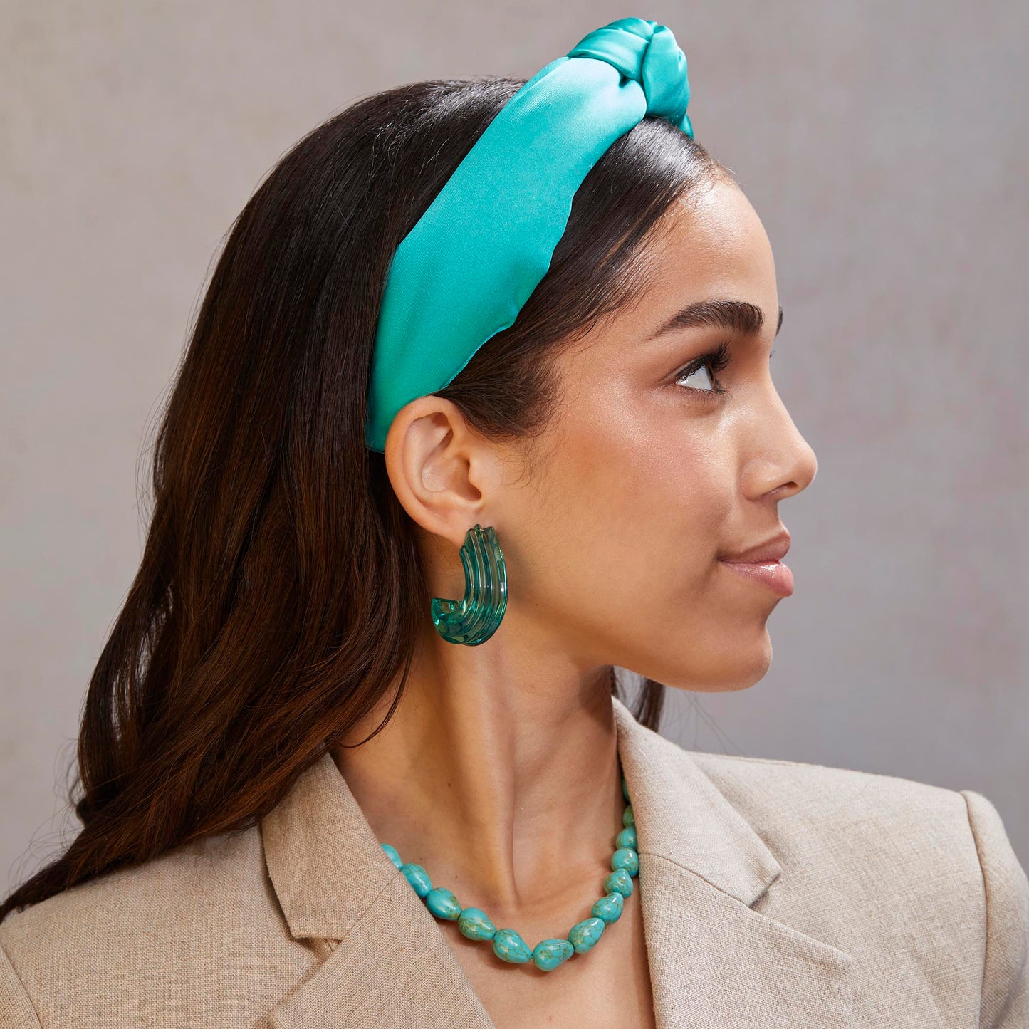 Turquoise Baroque Collar Necklace