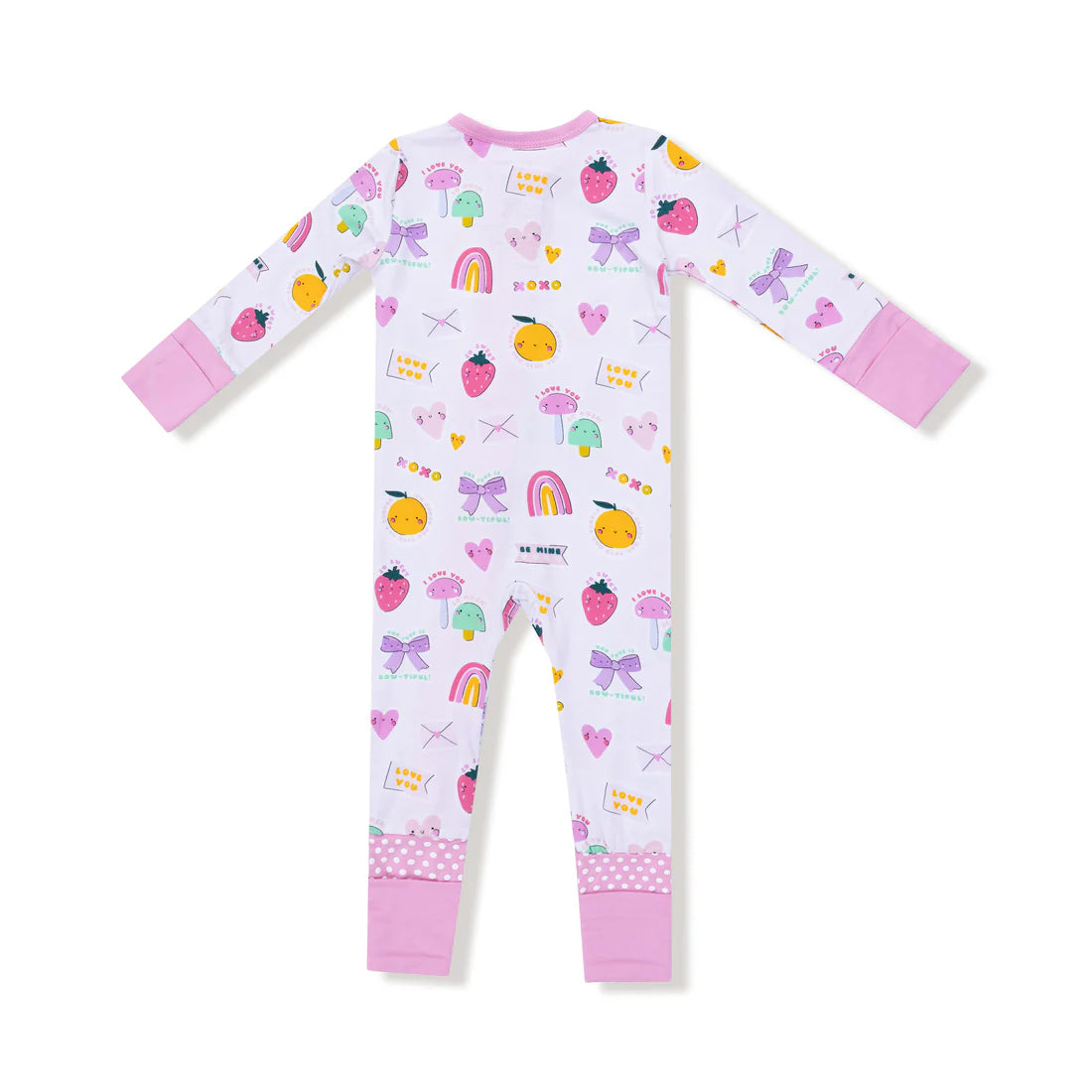 Pink My Funny Valentine 2 Way Zipper Romper