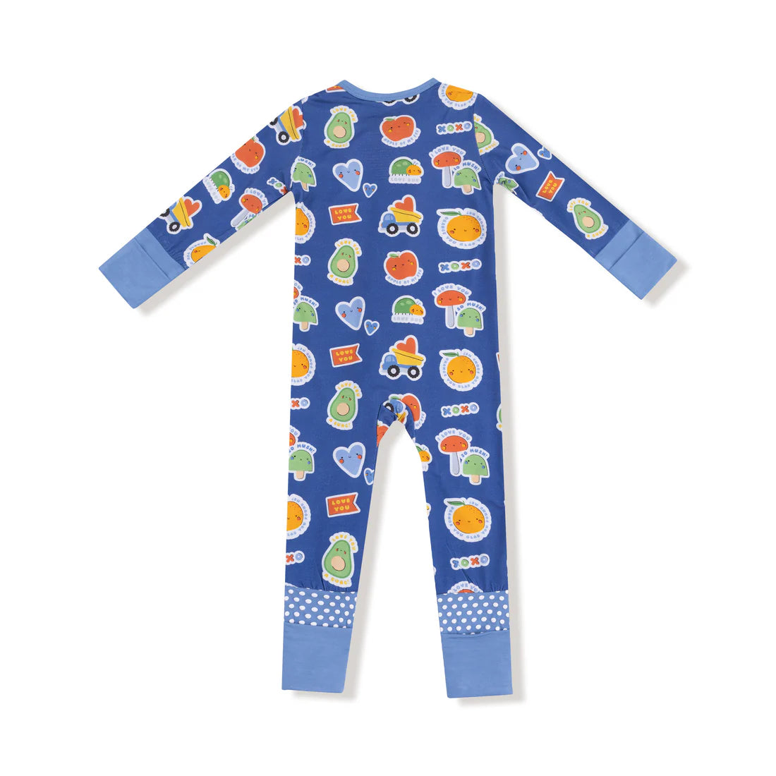 Blue My Funny Valentine 2 Way Zipper Romper