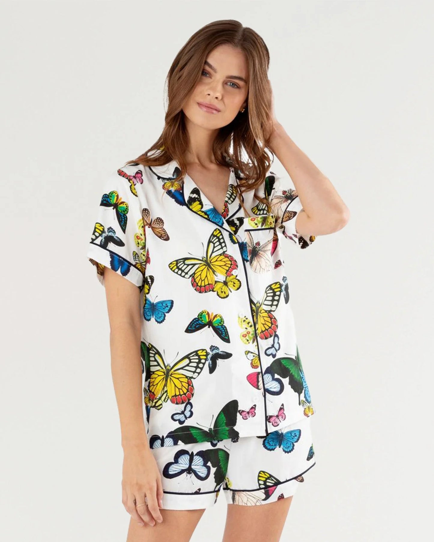 Katie Kime Pajama Shorts Set- Metamorphosis