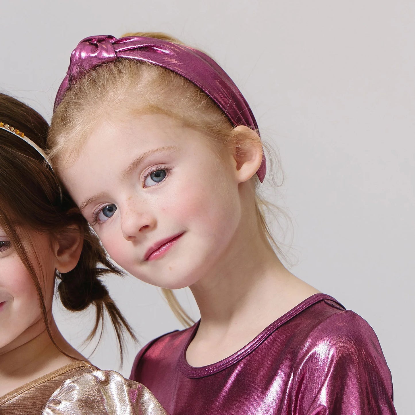 Lamé Holly Headband- Pink