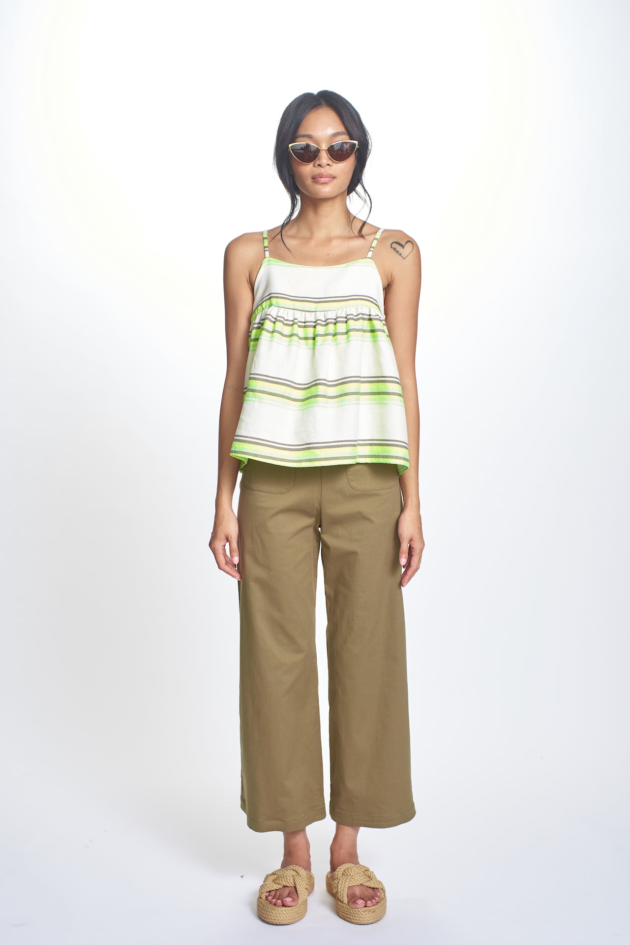 Shelly Top- Lime