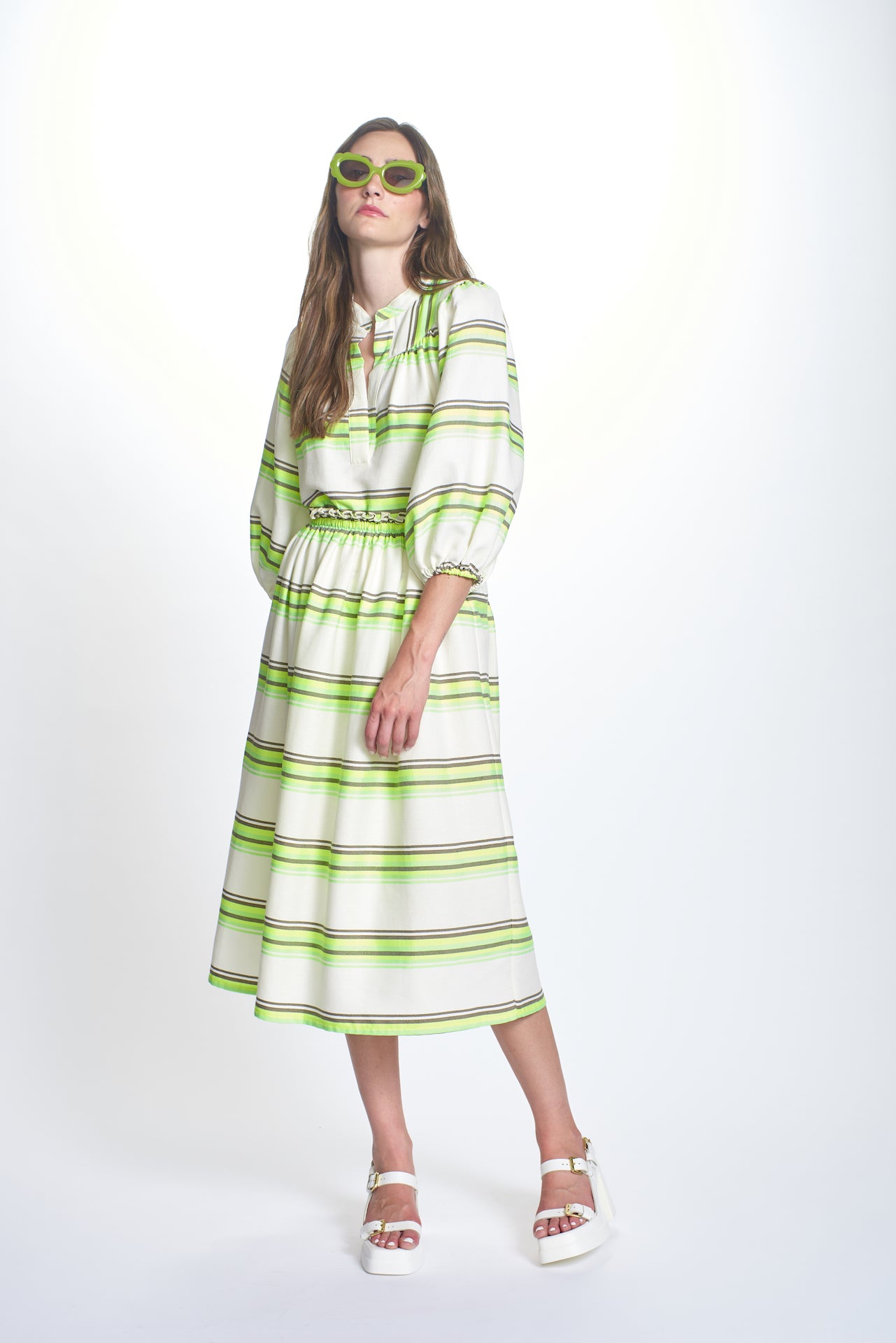 Corinne Top- Lime