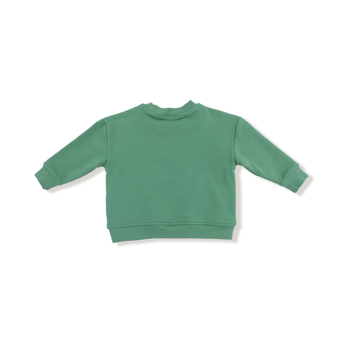 Drop Sleeve Sweatshirt- Holiday Plaid Bear