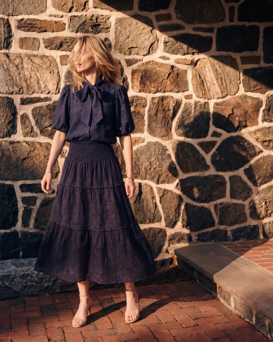 Peggy Top- Midnight Blue