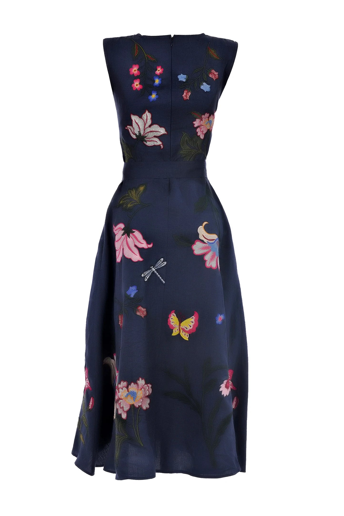 Gloriosa Dress- Indigo Blue