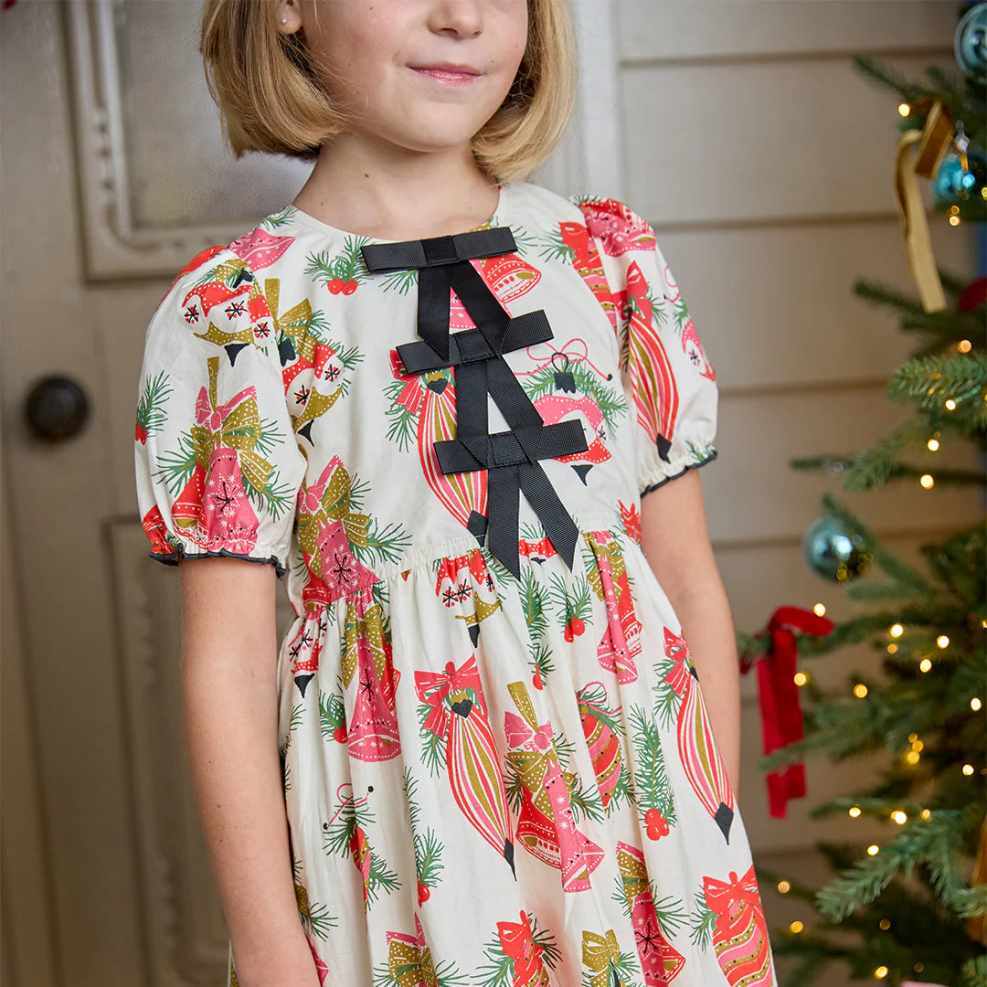 Girls Hermione Dress- Holly Bells
