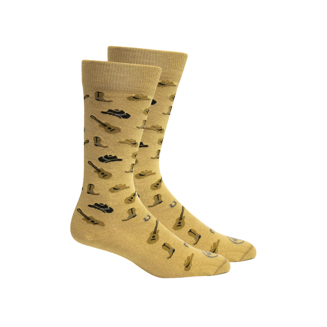 Deep Country (Boots and Hats) Socks: Khaki