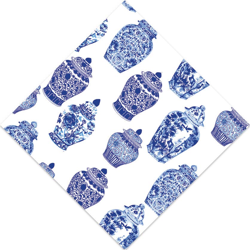 Ginger Jars Paper Cocktail Napkins | Pack of 20